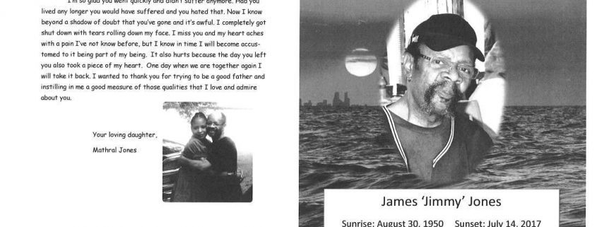 James Jimmy Jones Obituary
