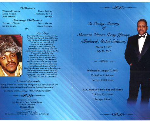 Sherwin Vance Leroy Young Obituary