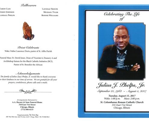 Julius J Phelps Jr Obituary