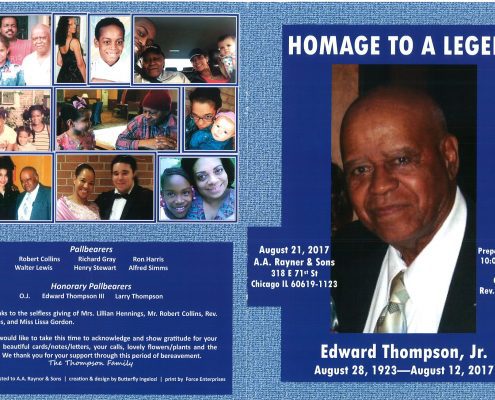 Edward Thompson Jr Obituary