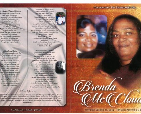 Brenda McCloud Obituary