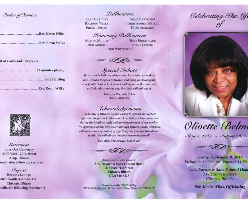 Olivette Belmer Obituary