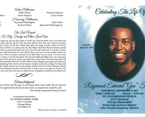 Raymond Edward Fulton Obituary