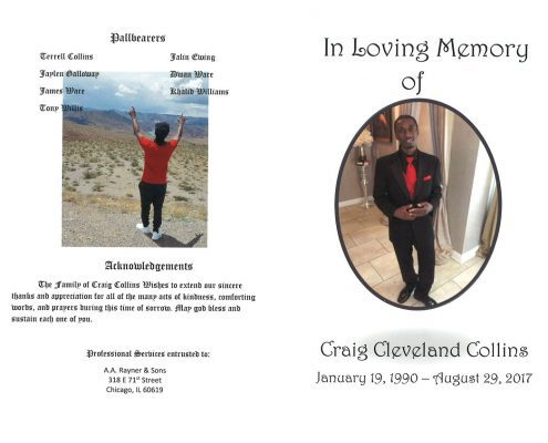 Craig Cleveland Collins Obituary