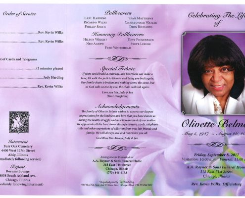 Olivette Belmer Obituary