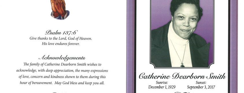 Catherine Dearborn Smith Obituary