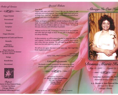 Donna Marie Harris Obituary