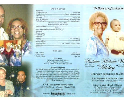 Babette Michelle Woods Obituary