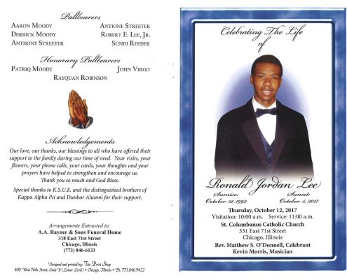 Ronald Jordan Lee Obituary