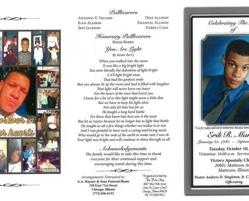 Erik R Manuel Obituary