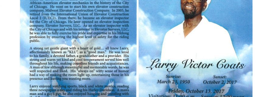 Larry Victor Coats Obituary