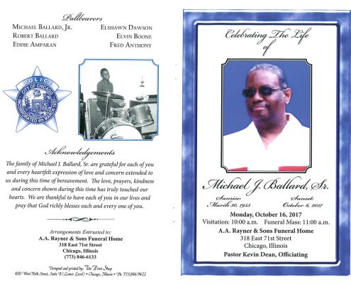 Michael J Ballard Sr Obituary