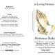 Hortense Baker Obituary