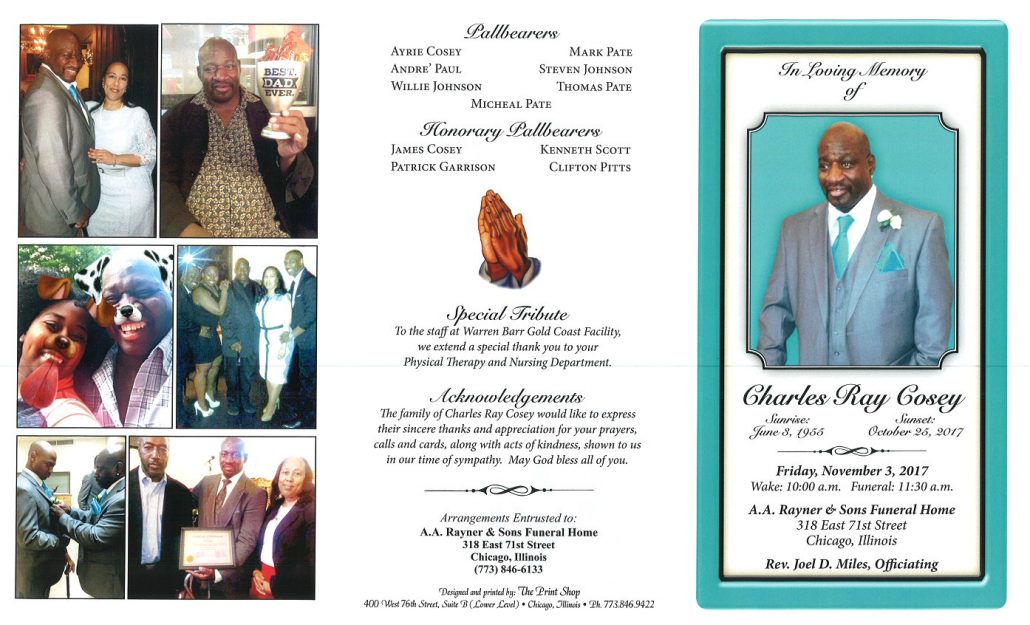 Charles Ray Cosey Obituary