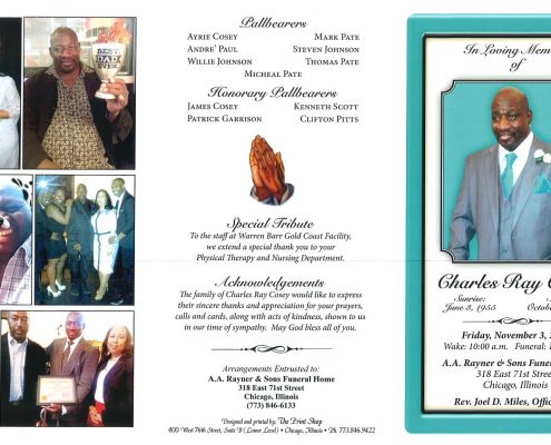 Charles Ray Cosey Obituary