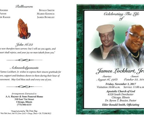 James Lockart Jr Obituary