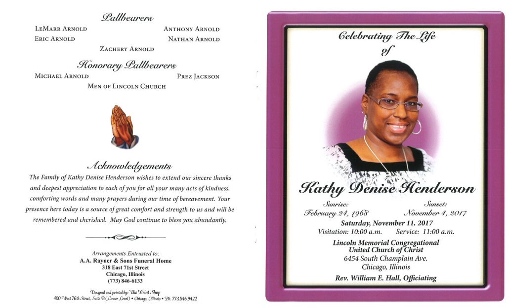 Kathy Denise Henderson Obituary