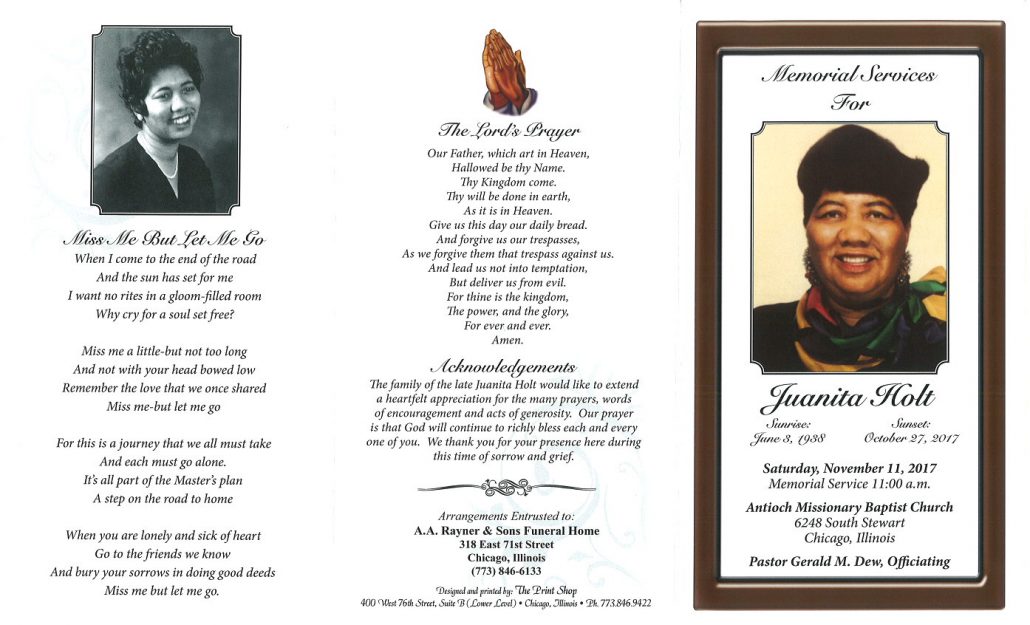 Juanita Holt Obituary
