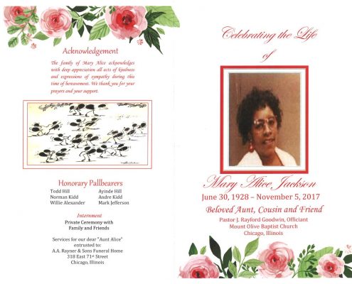 Mary Alice Jackson Obituary