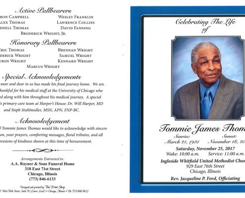 Tommie James Thomas Obituary