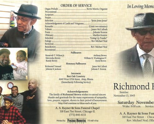 Richmond Brown Obituary