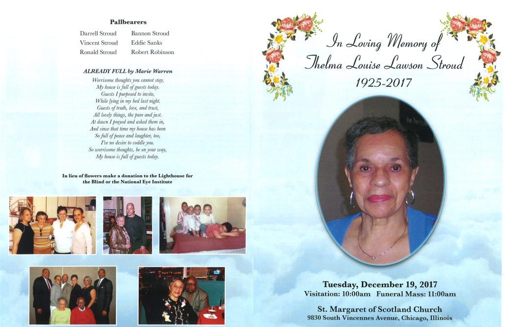 Thelma Louise Lawson Stroud Obituary