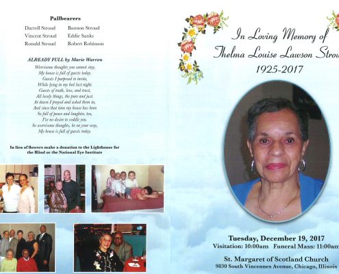 Thelma Louise Lawson Stroud Obituary