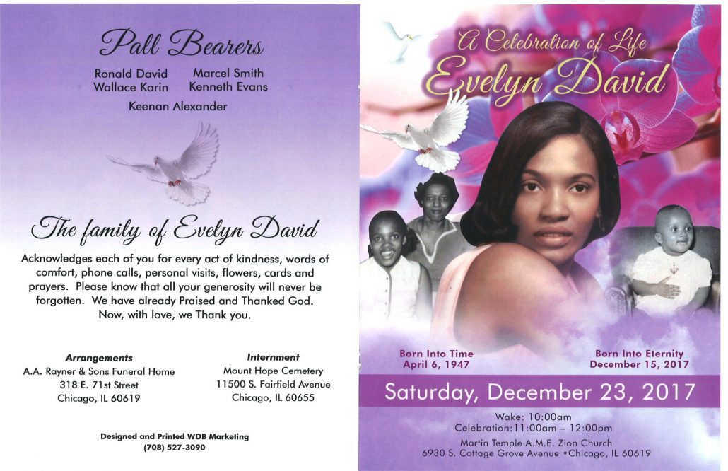 Evelyn Davis Obituary