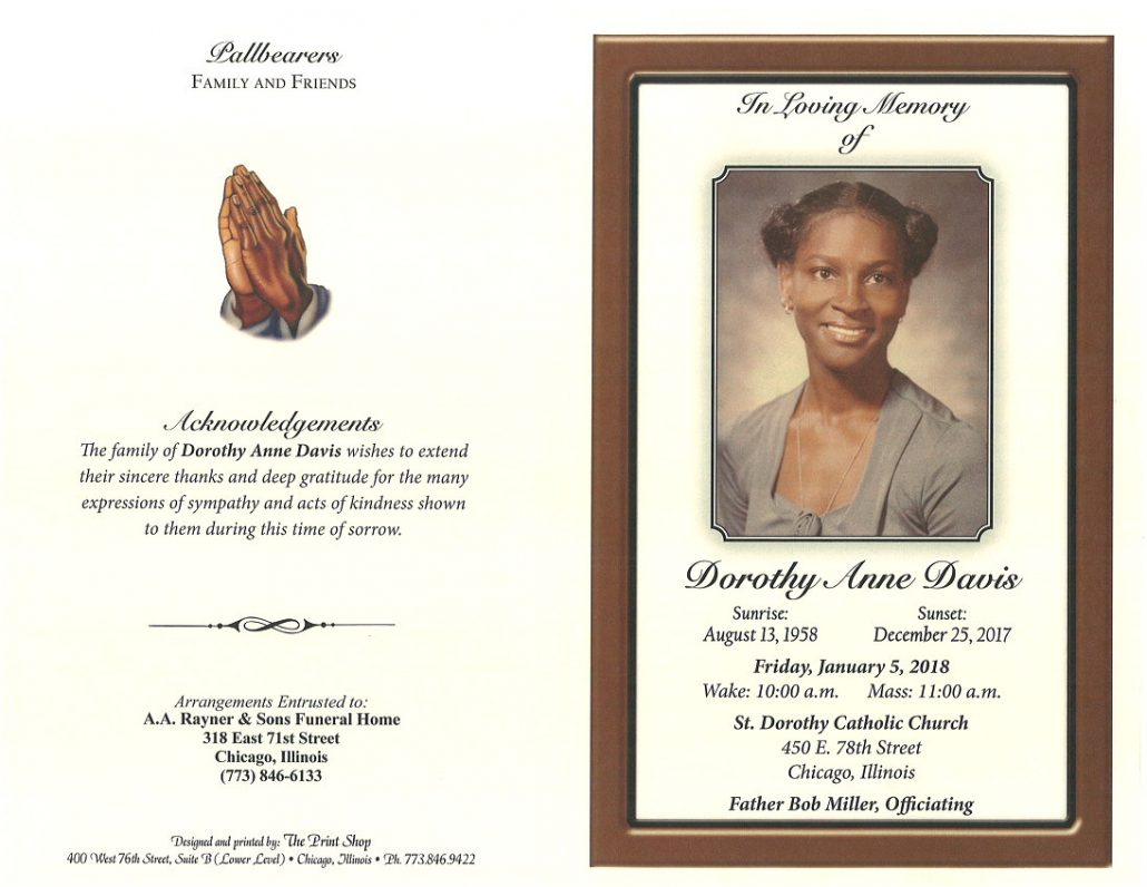 Dorothy Ann Davis Obituary