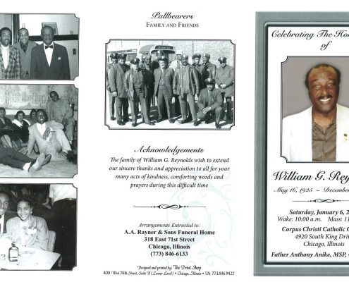 William G Reynolds Obituary