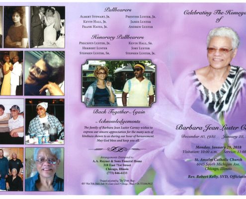 Barbara Jean Luster Carney Obituary