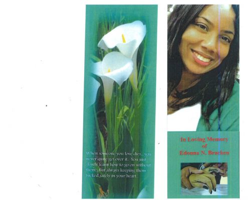 Edonna N Bracken Obituary