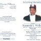 Kenneth L Wilkins Obituary