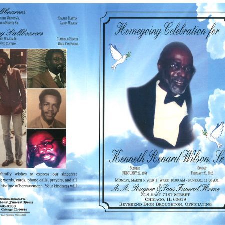 Kenneth Renard Wilson Sr Obituary 