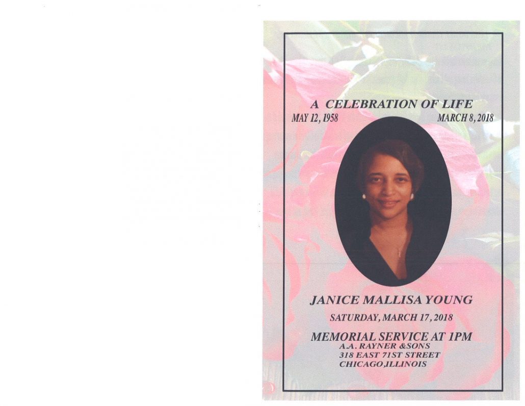 Janice Mallisa Young Obituary
