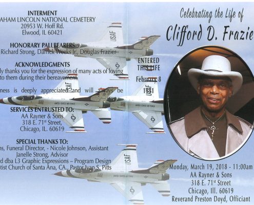 Clifford D Frazier Obituary