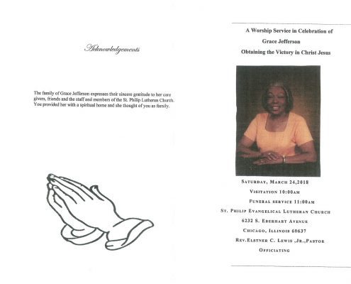 Grace Jefferson Obituary