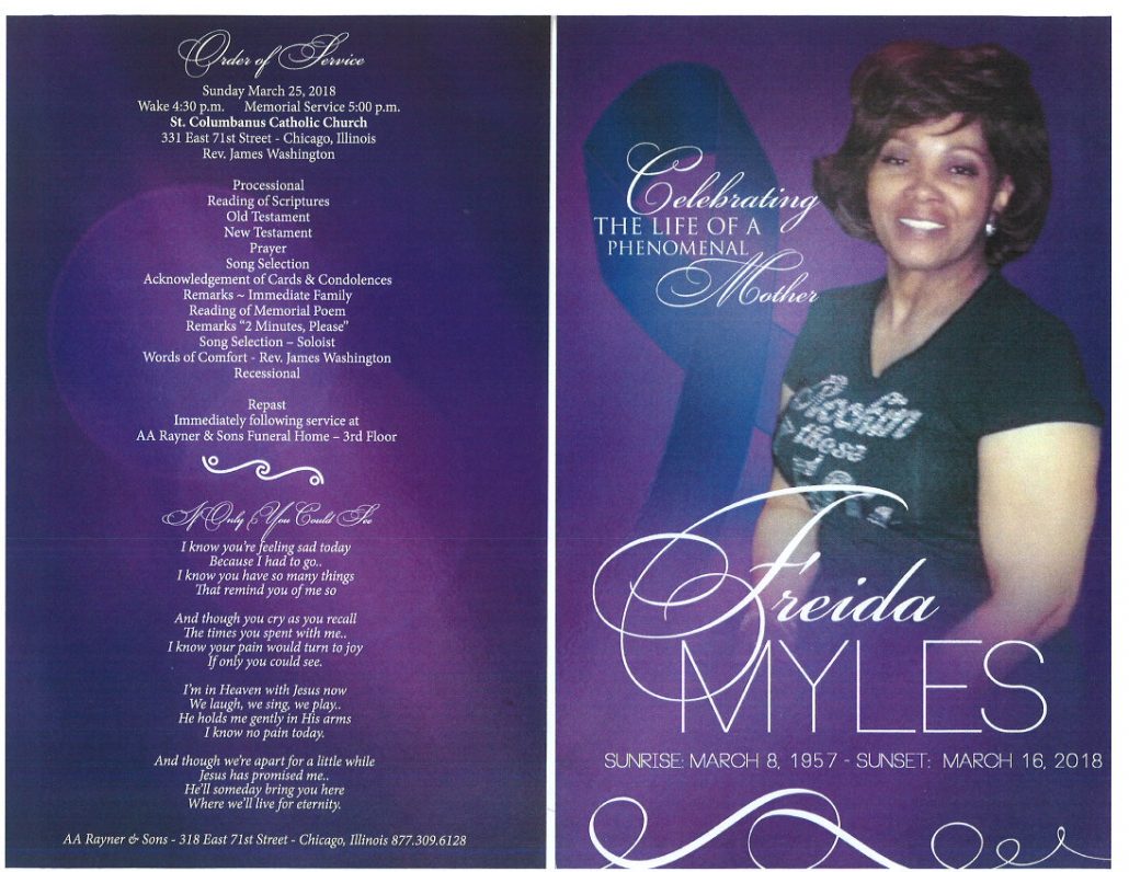 Freida Myles Obituary