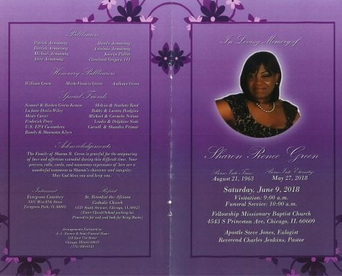 Sharon Renee Green Obituary