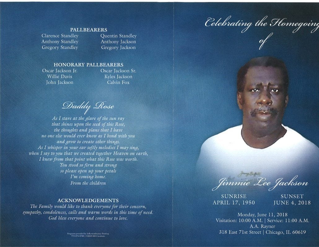 Jimmie Lee Jackson Obituary