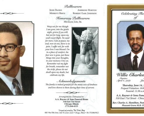 Willie Charles Hall Obituary