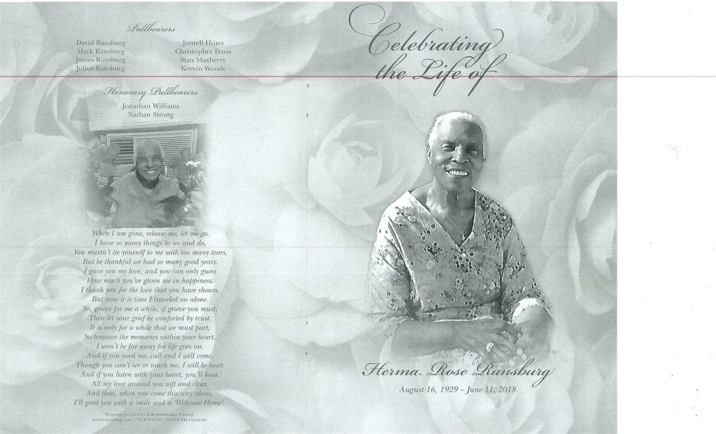 Herma Rose Ransburg Obituary