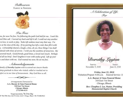 Dorothy Layton Obituary