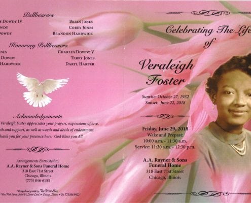 Veraleigh Foster Obituary