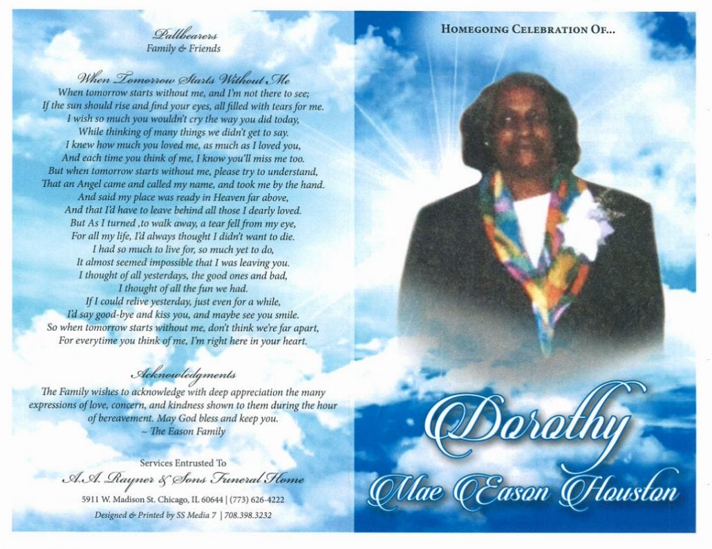 Dorothy Mae Eason Houston Obituary