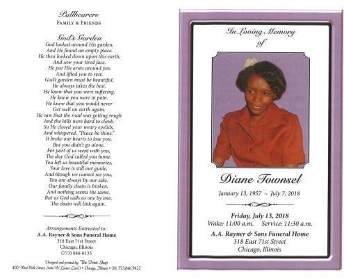 Diane Townsel Obituary