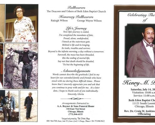 Henry M Pates Obituary