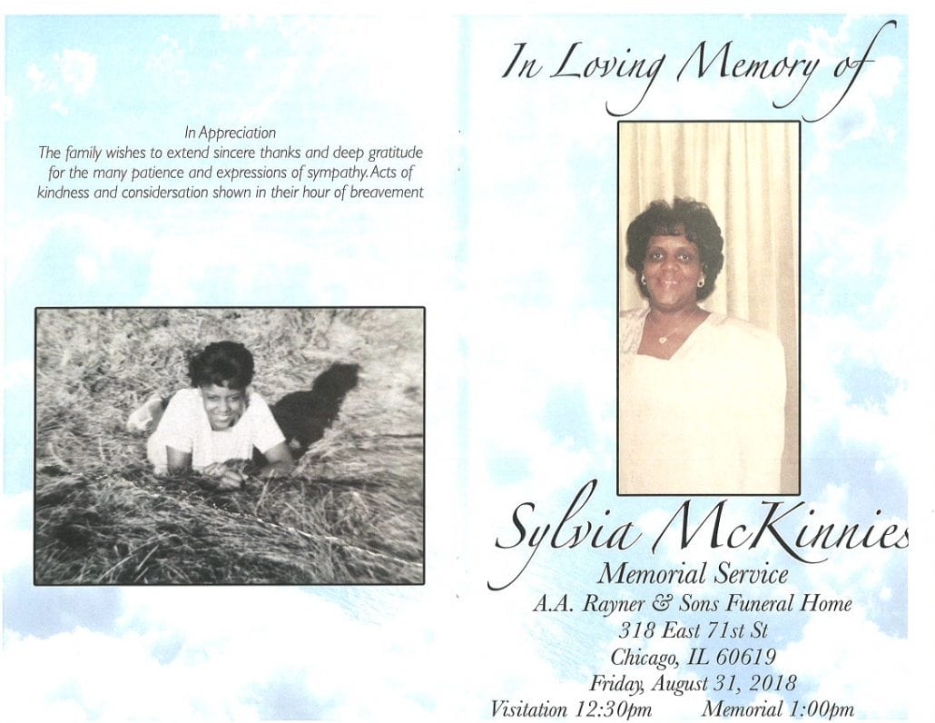 Sylvia McKinnies Obituary