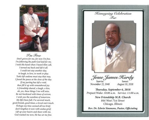 Jesse James Hardy Obituary