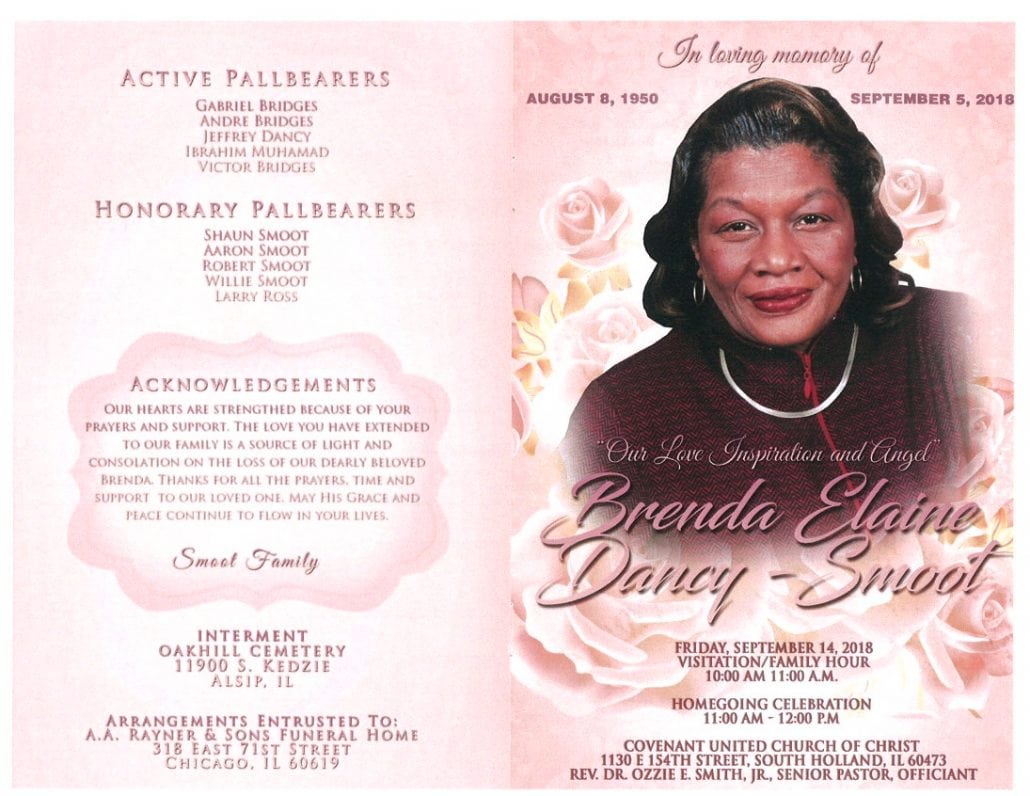 Brenda Elaine Dancy Smoot Obituary